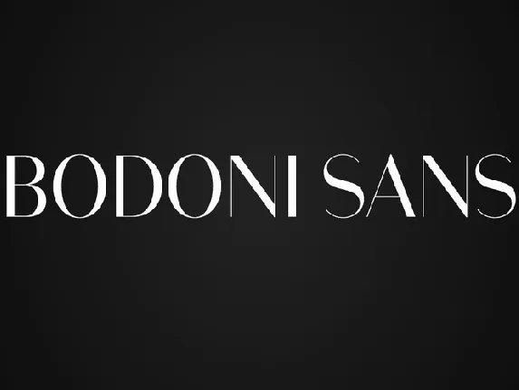 Bodoni Sans Text Family font