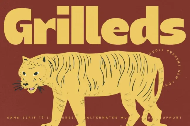 Grilleds Sans Serif font