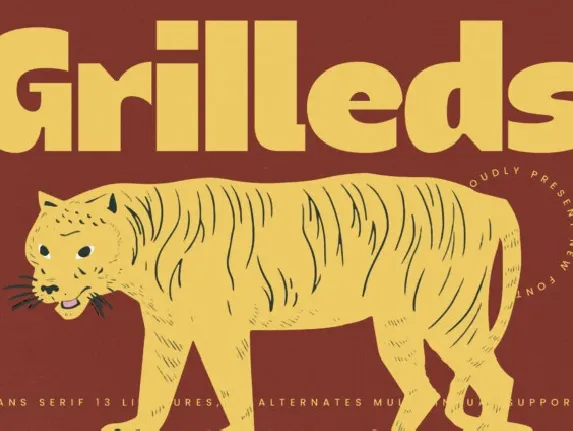 Grilleds Sans Serif font