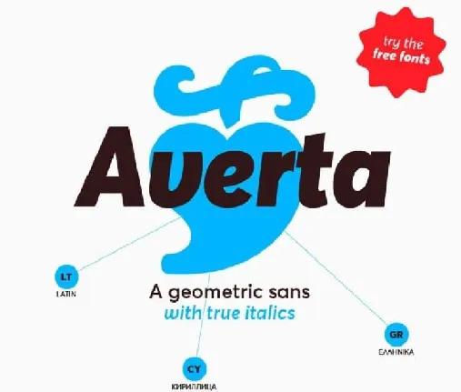 Averta Free font