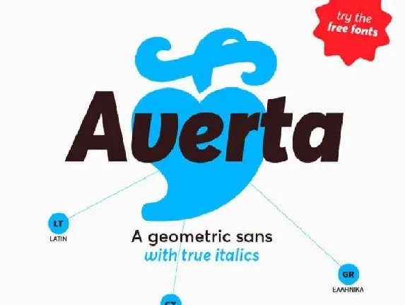 Averta Free font