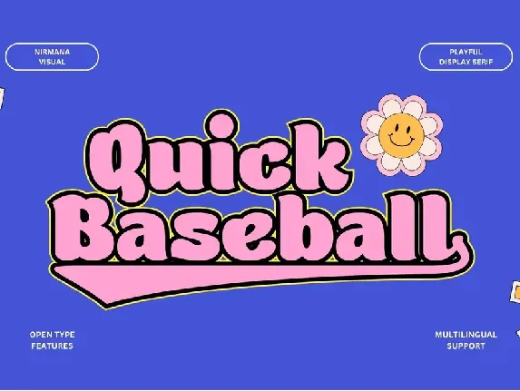 Quick Baseball - Demo Version font