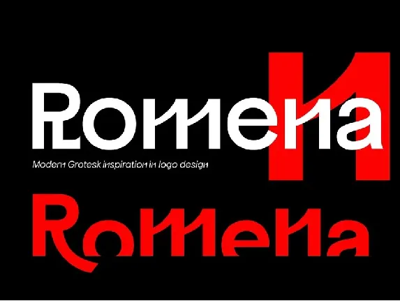 Romena font