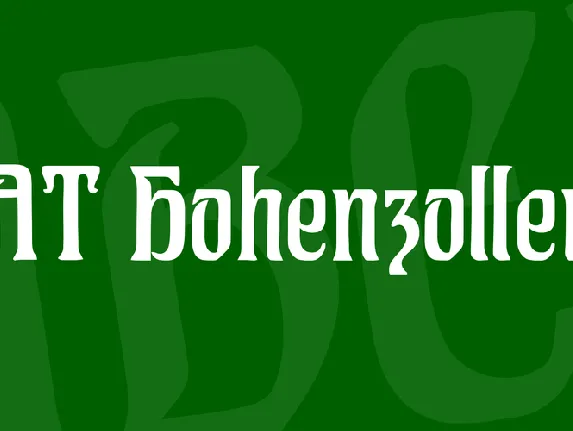 CAT Hohenzollern font