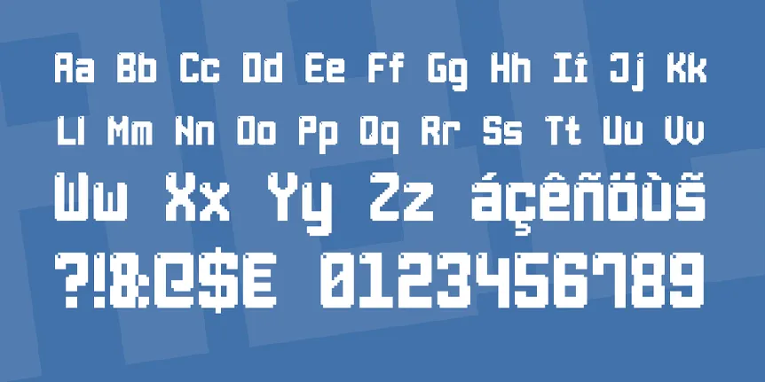 Light Pixel-7 font