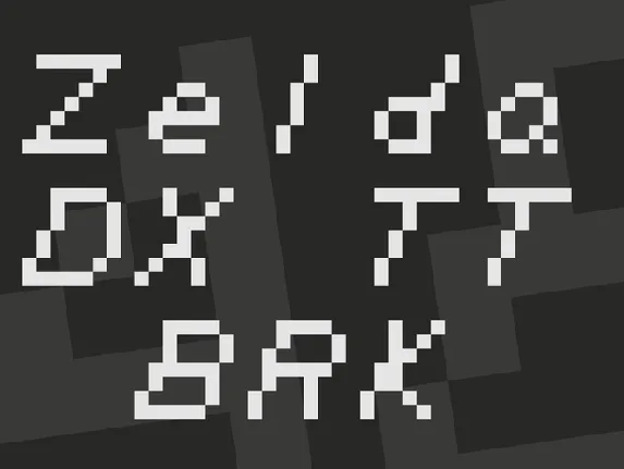 Zelda DX TT BRK font