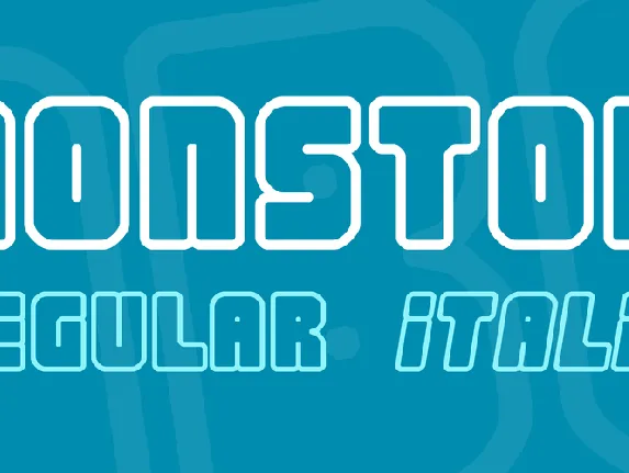 Nonstop font