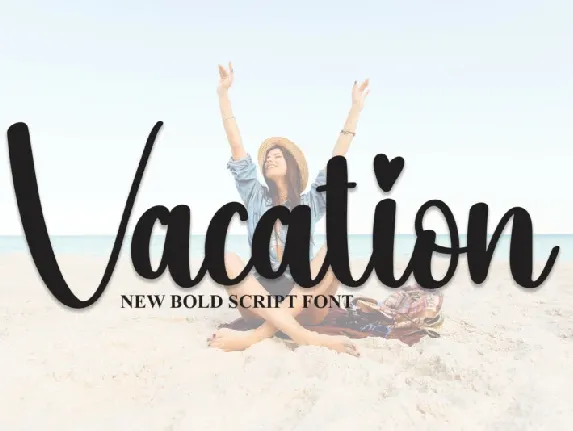 Vacation Script Typeface font