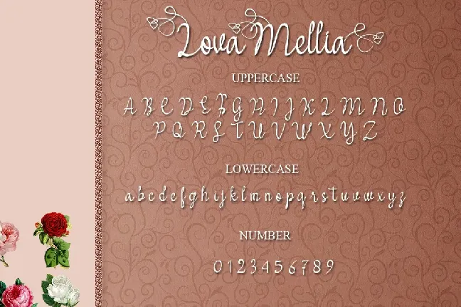 Lova Mellia font