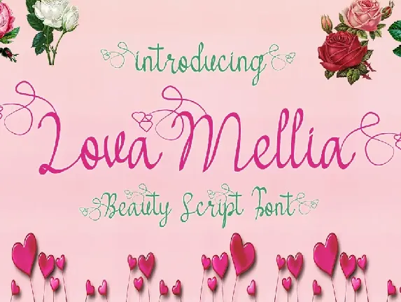 Lova Mellia font