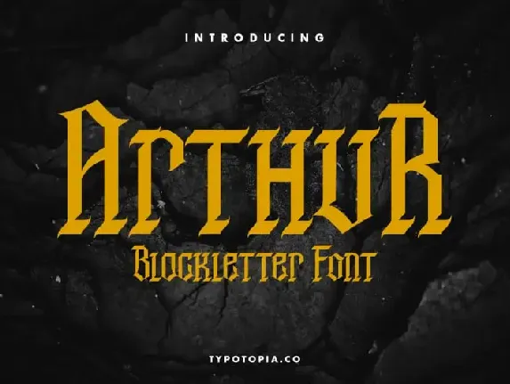 Arthur Blackletter font