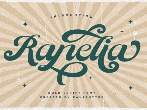 Ranelia font