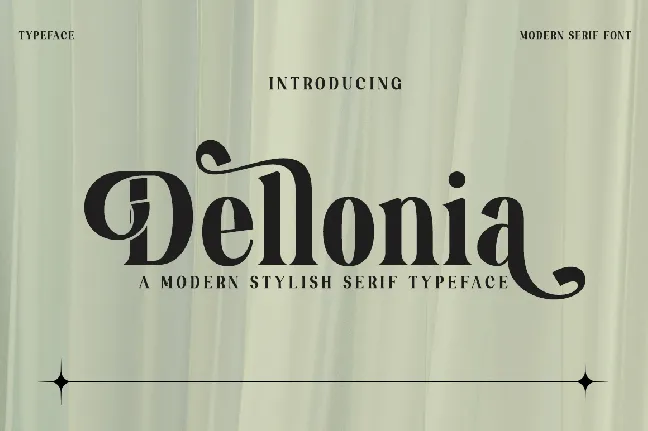 Dellonia font