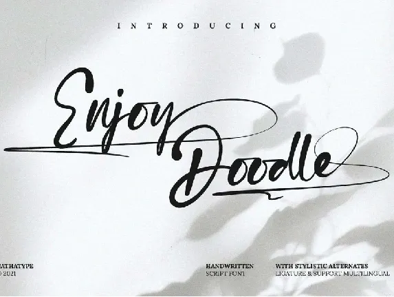 Enjoy Doodle font