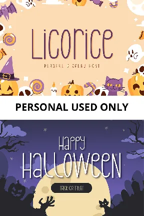 Licoriece font