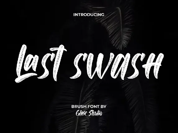 Last Swash Demo font