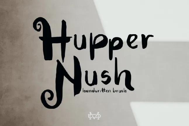 Hupper Nush font