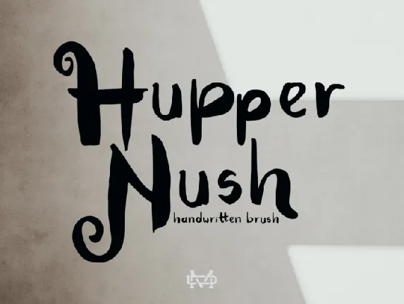 Hupper Nush font