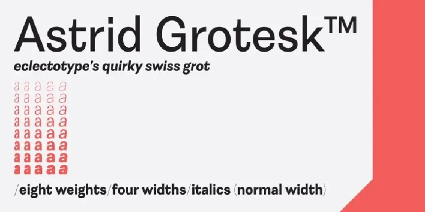 Astrid Grotesk Family font