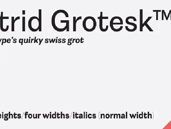 Astrid Grotesk Family font