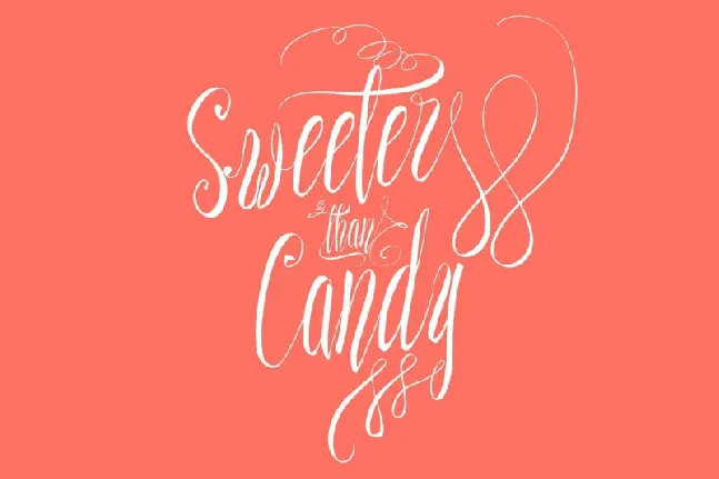 Sweeter than Candy Script font