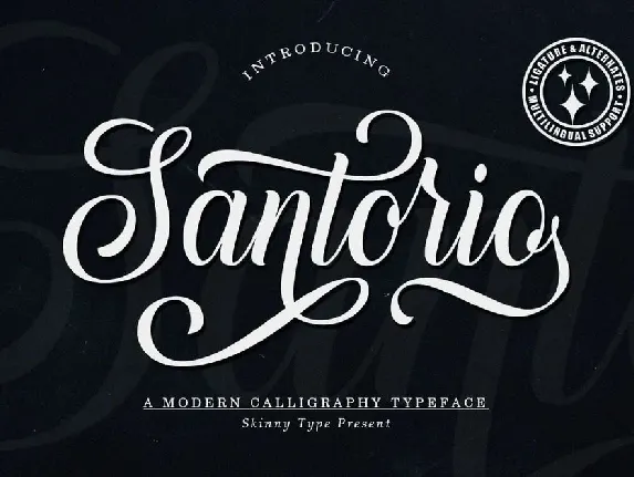 Santorio font