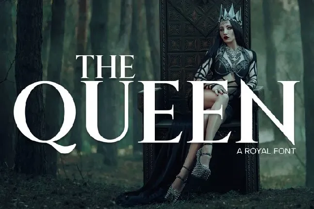 The Queen font