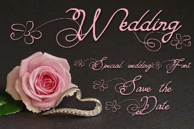 Wedding font