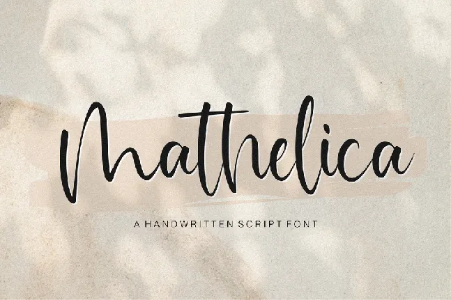 Mathelica font