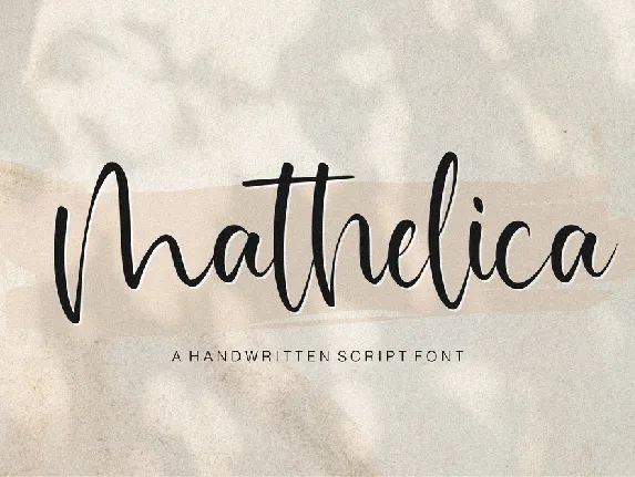 Mathelica font