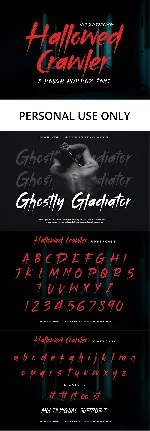 Hallowed Crawler font