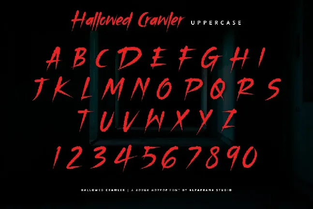 Hallowed Crawler font