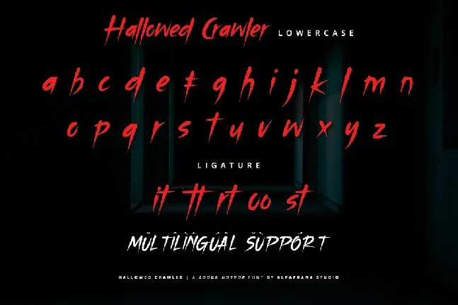 Hallowed Crawler font