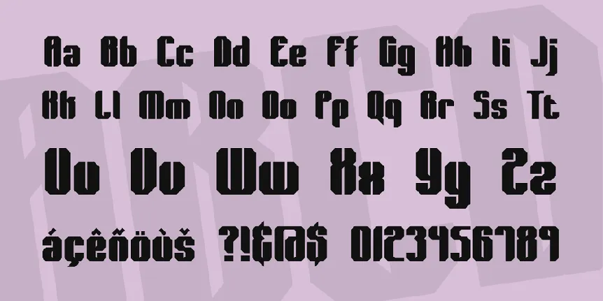 Wager font