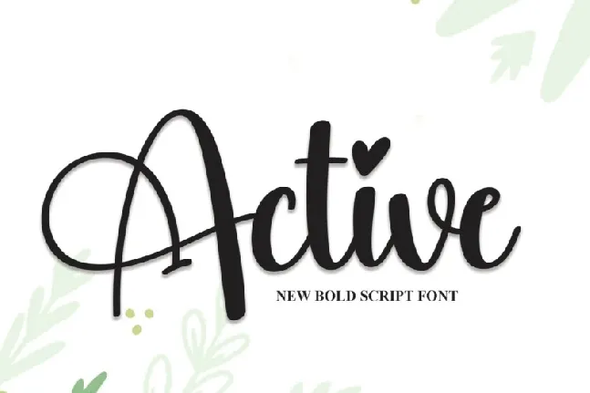 Active Script font