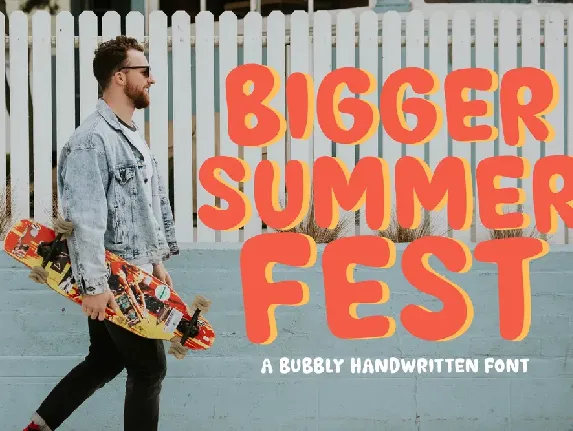 BIGGER SUMMER FEST font