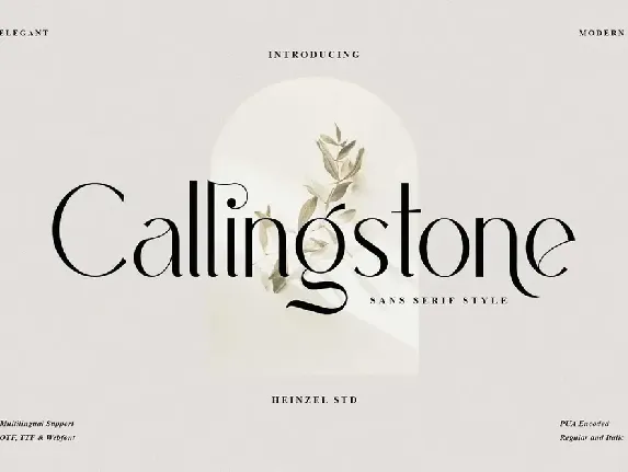 Callingstone font