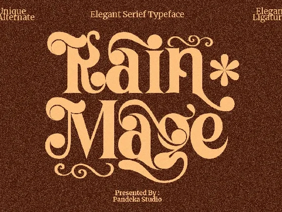 Rain Mage font