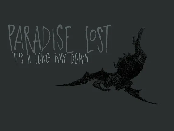 DK Paradise Lost font