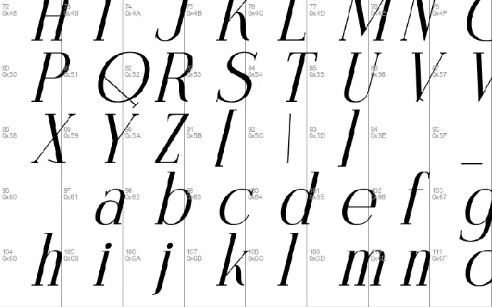 Menistra font