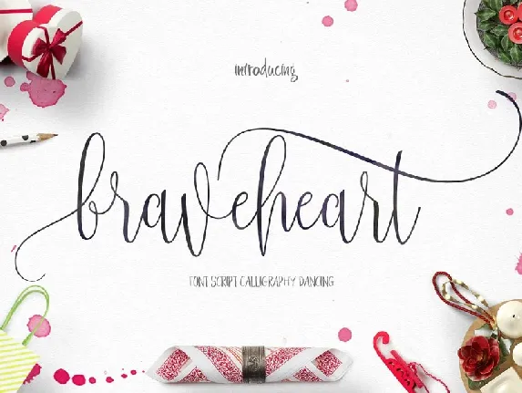 Braveheart Script font