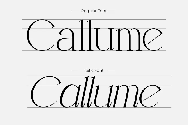 Callume font