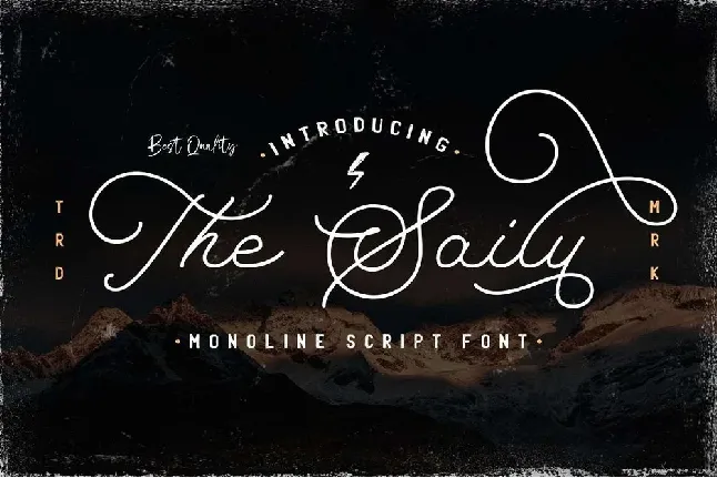 The Saily font