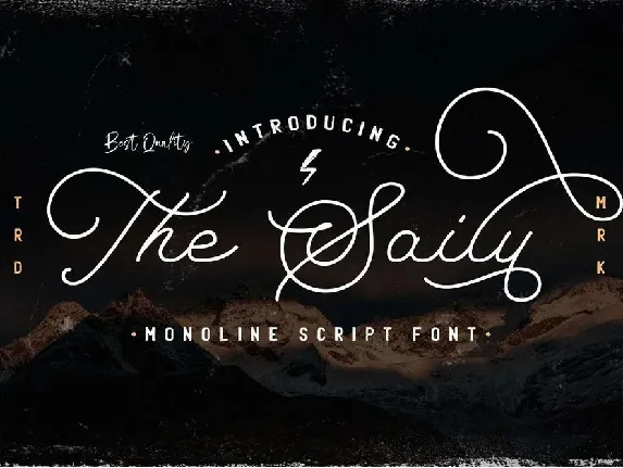 The Saily font