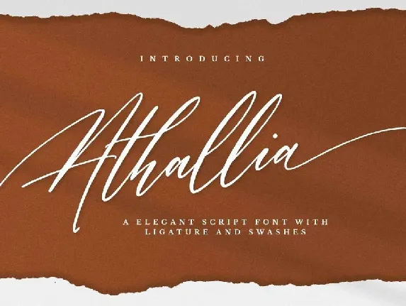 Athallia font