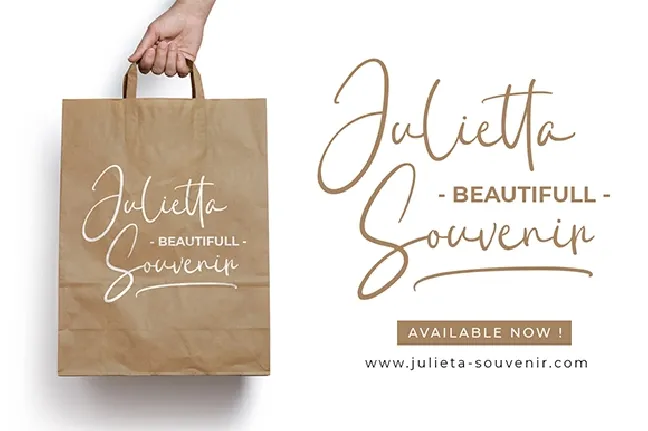 Julietta Kissing font