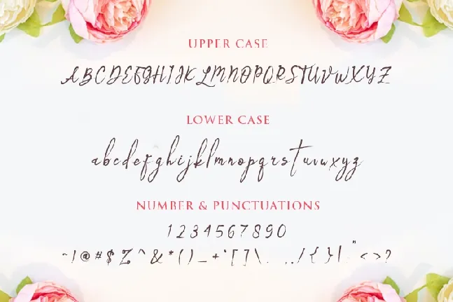 Bridesmaid font