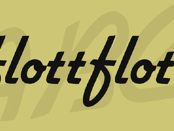 flottflott font