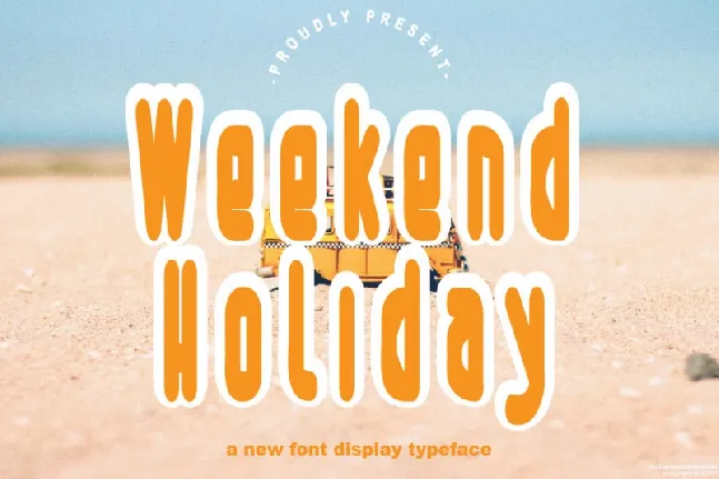 Weekend Holiday font