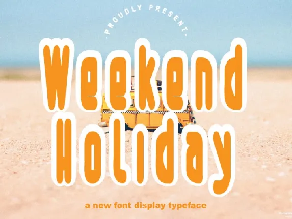 Weekend Holiday font